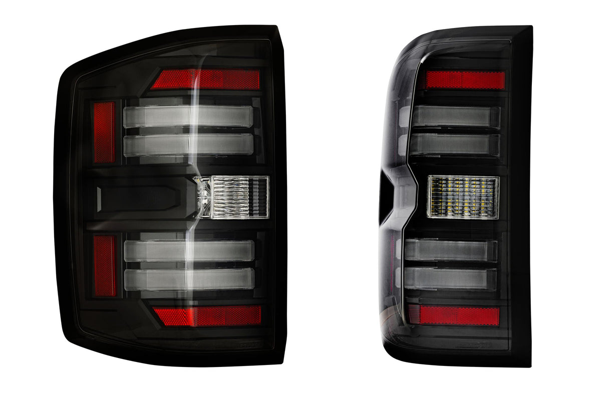 Morimoto 15-19 Chevrolet Silverado HD XB LED Tail Lights (Smoked)