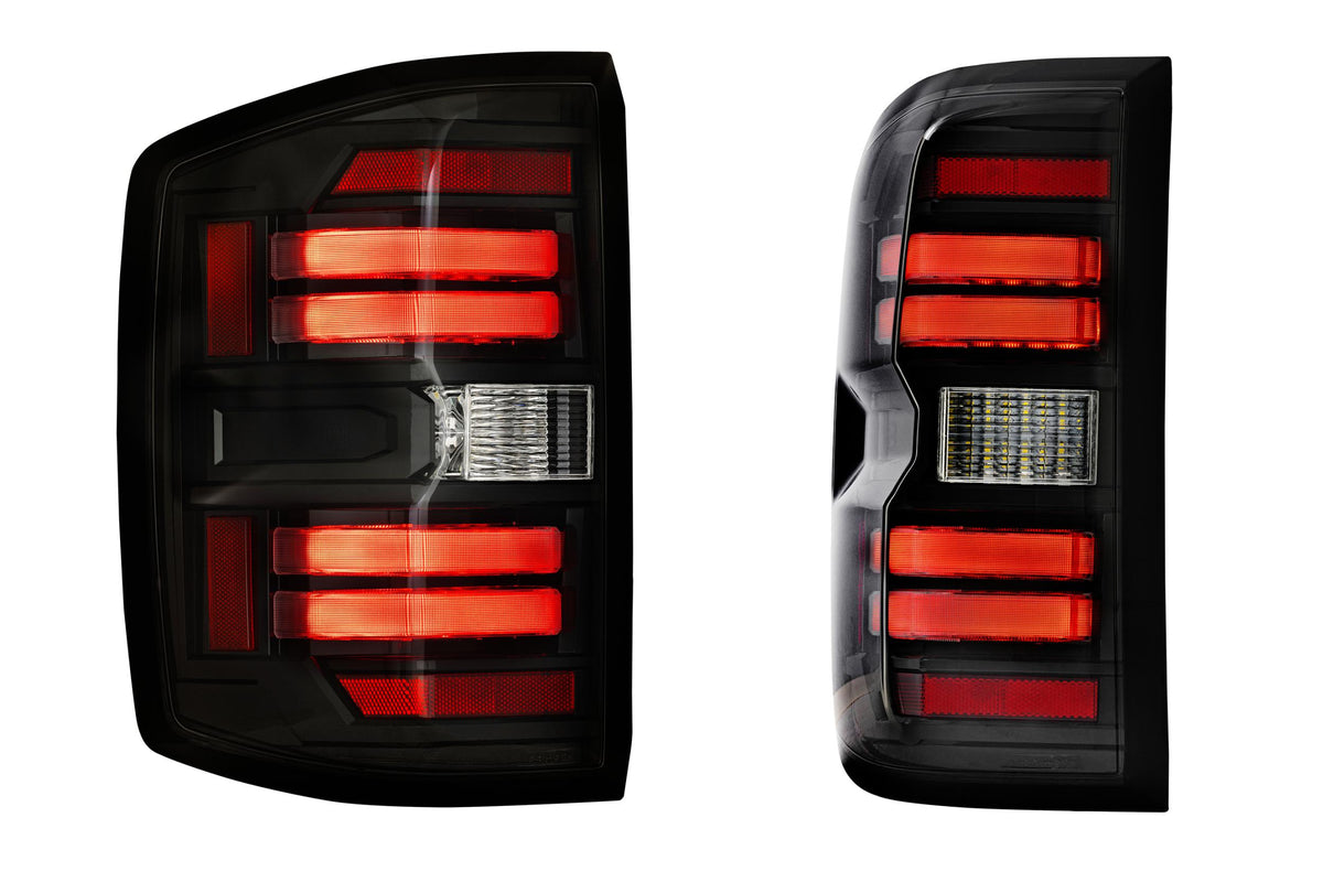 Morimoto 15-19 GMC Sierra 3500HD Dually XB LED Tail Lights (Smoked)