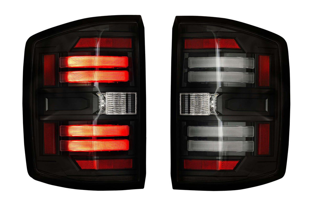 Morimoto 14-18 Chevrolet Silverado 1500 XB LED Tail Lights (Smoked)