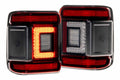 Morimoto 18-26 Jeep Wrangler JL XB LED Low Profile Tail Lights (Red)