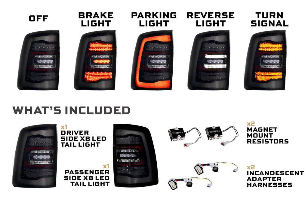 Morimoto 19-24 Ram HD XB LED Tail Lights (Smoked)