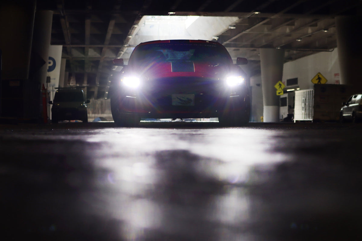 AlphaRex 15-17 Ford Mustang/18-20 Mustang Shelby GT350/GT500 MK II NOVA-Series LED Projector Headlights Black