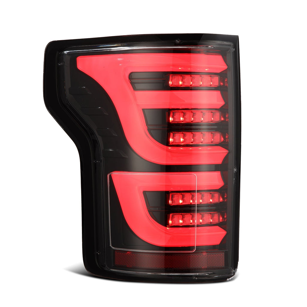AlphaRex 15-20 Ford F150 LUXX-Series LED Tail Lights Alpha-Black