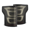 AlphaRex 15-20 Ford F150 LUXX-Series LED Tail Lights Black Smoke
