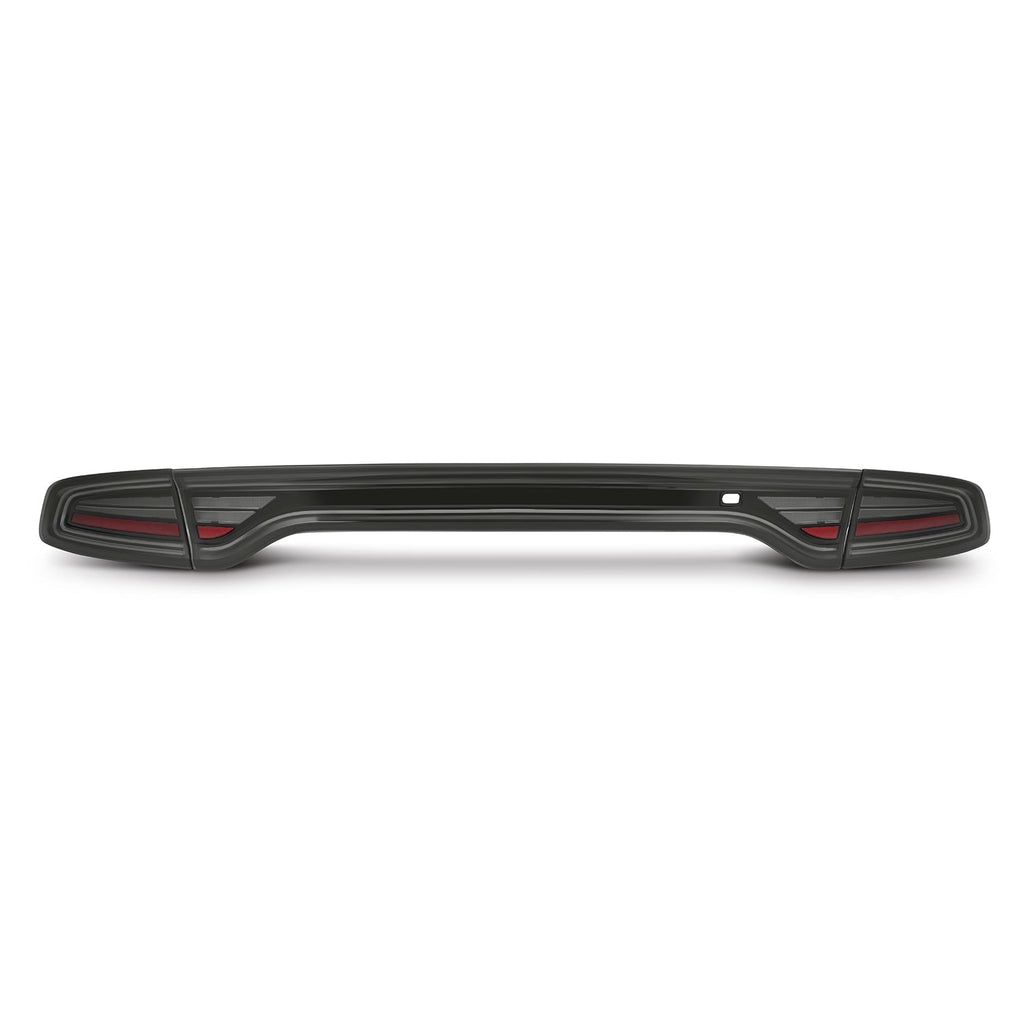 AlphaRex 15-23 Dodge Charger MKII NOVA-Series Prismatic LED Tail Lights Black Smoke