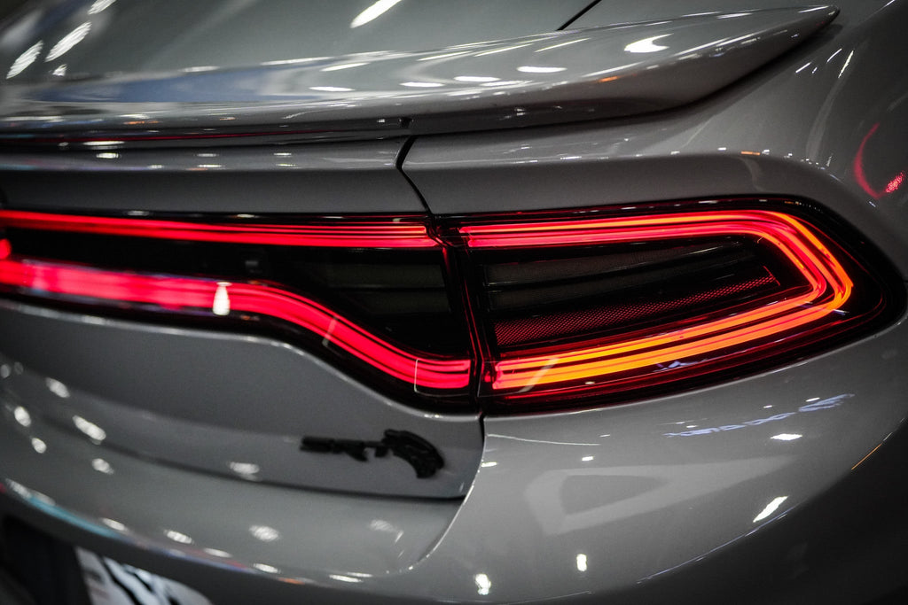 AlphaRex 15-23 Dodge Charger MKII NOVA-Series Prismatic LED Tail Lights Smoke