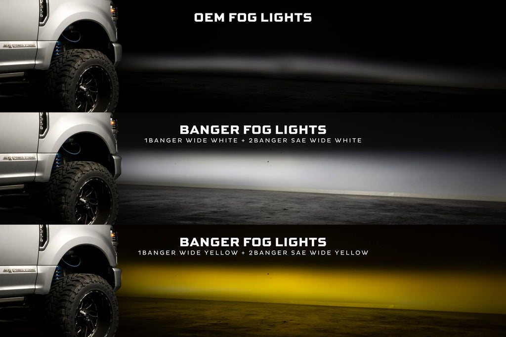 Morimoto 20-22 Ford Super Duty OE LED Banger LED Fog Lights