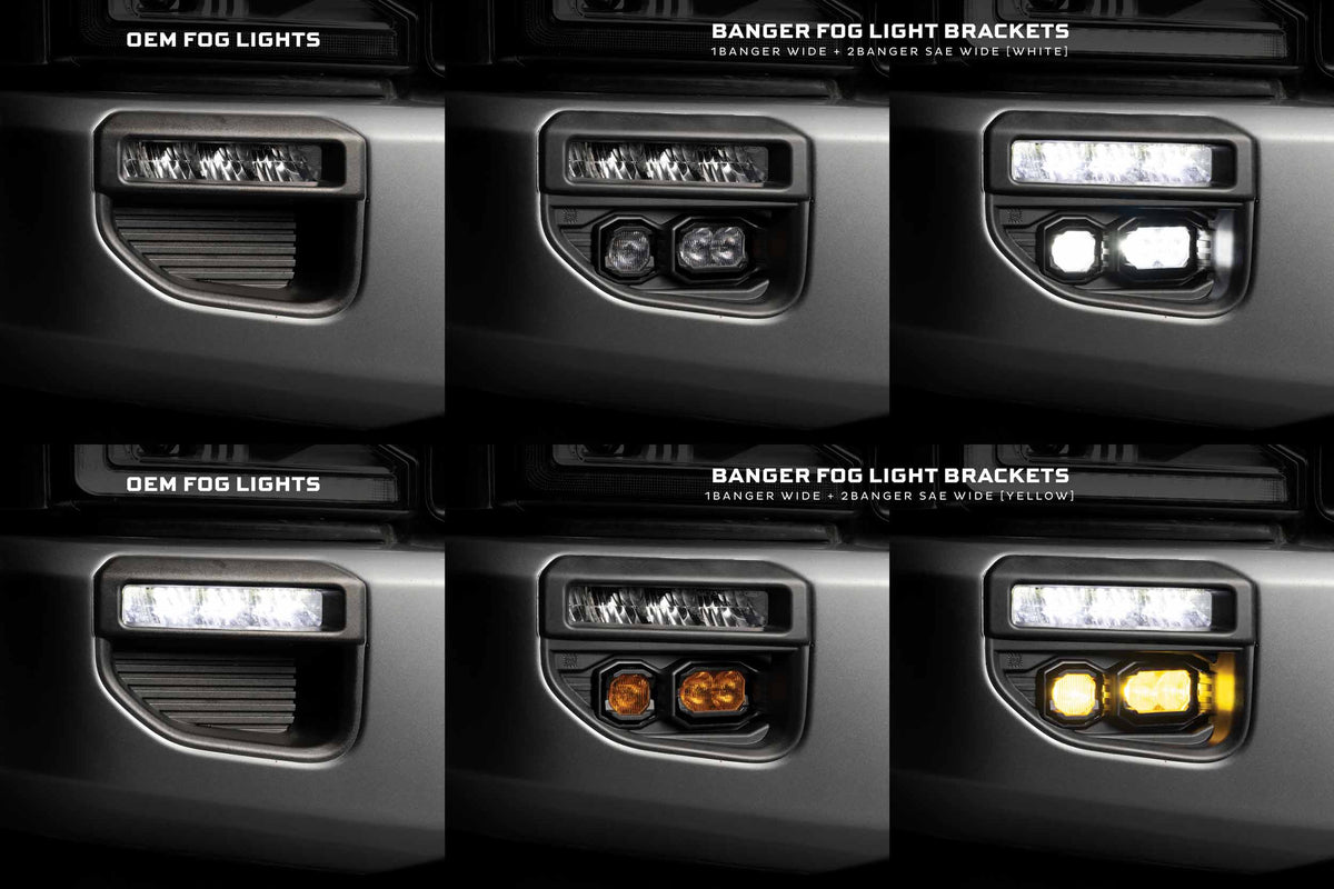 Morimoto 20-22 Ford Super Duty OE LED Banger LED Fog Lights