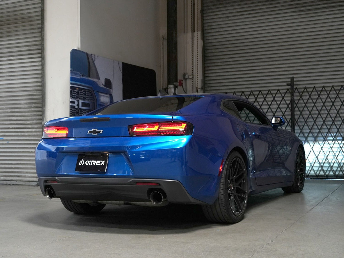 AlphaRex 16-18 Chevrolet Camaro PRO-Series LED Tail Lights Jet Black