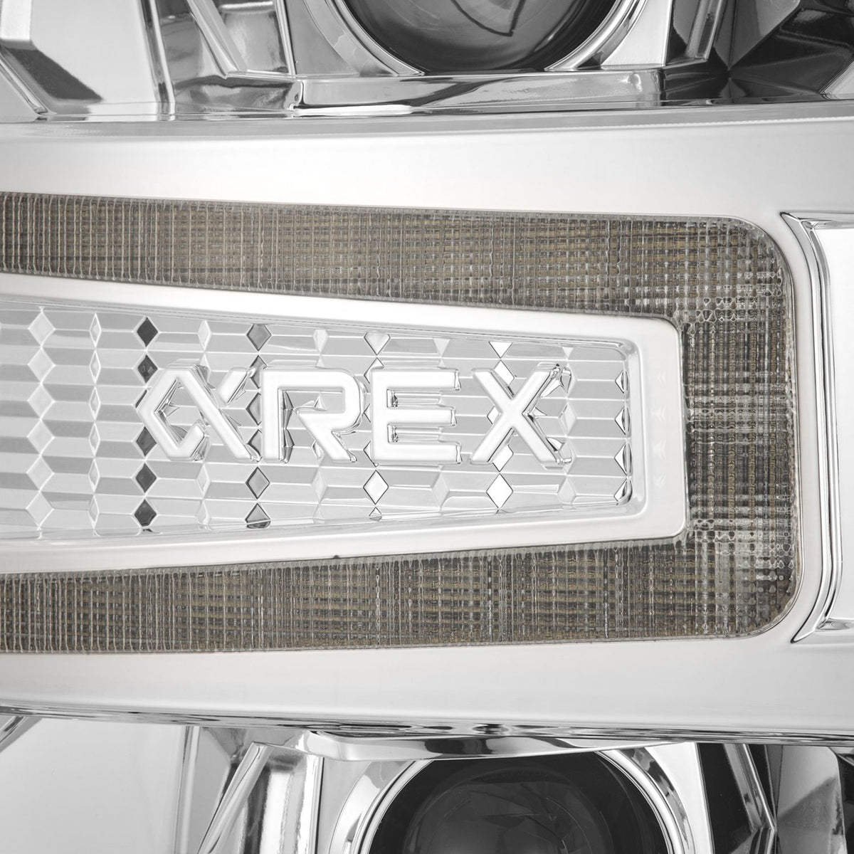 AlphaRex 16-18 Chevrolet Silverado 1500 LUXX-Series LED Projector Headlights Chrome