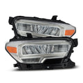 AlphaRex 16-23 Toyota Tacoma LUXX-Series LED Crystal Headlights Chrome