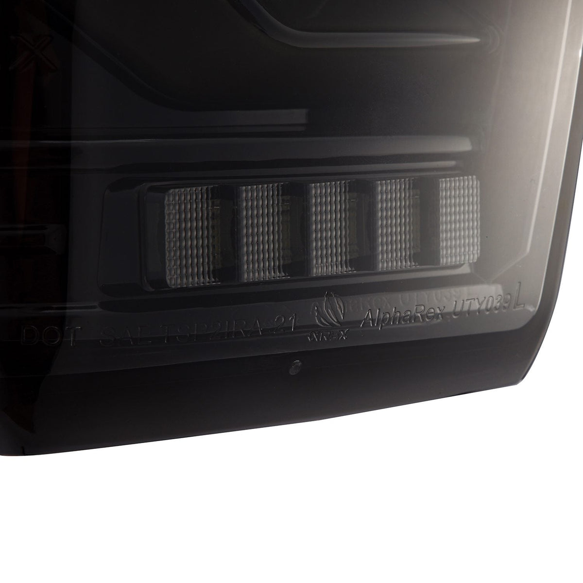 AlphaRex 16-23 Toyota Tacoma LUXX-Series LED Tail Lights Alpha-Black