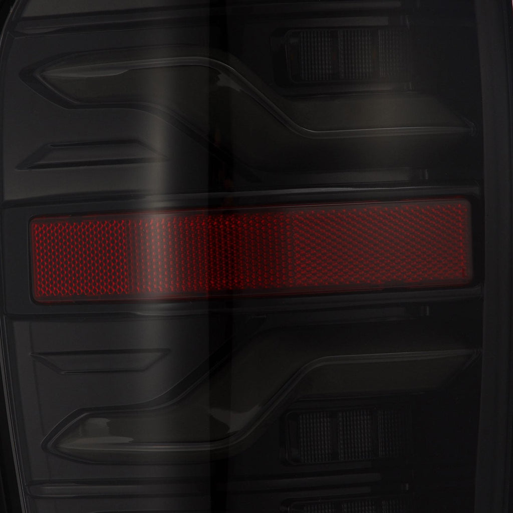 AlphaRex 16-23 Toyota Tacoma LUXX-Series LED Tail Lights Alpha-Black