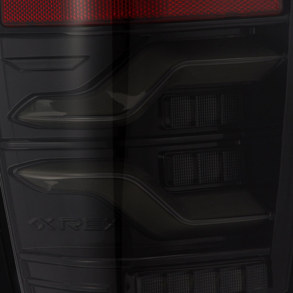 AlphaRex 16-23 Toyota Tacoma LUXX-Series LED Tail Lights Alpha-Black