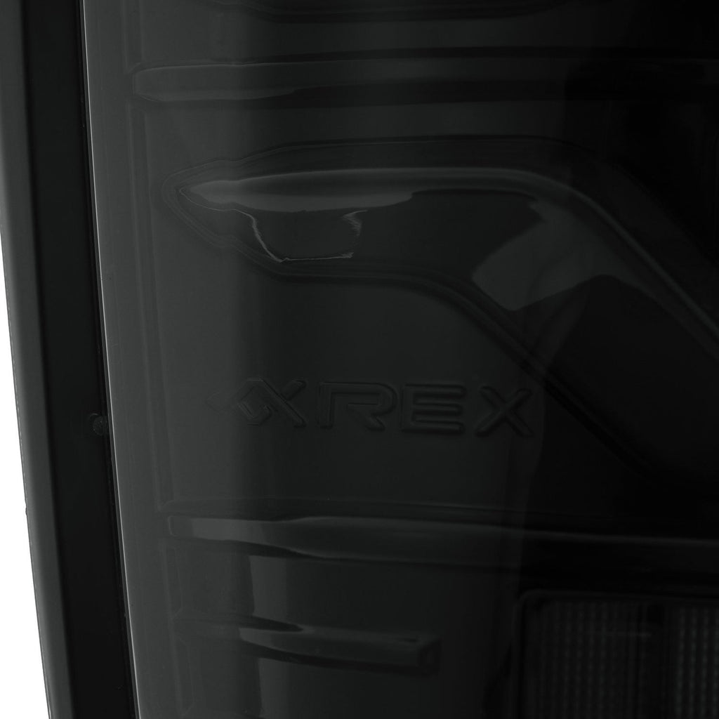 AlphaRex 16-23 Toyota Tacoma LUXX-Series LED Tail Lights Alpha-Black