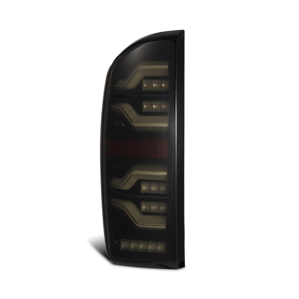 AlphaRex 16-23 Toyota Tacoma LUXX-Series LED Tail Lights Black Smoke