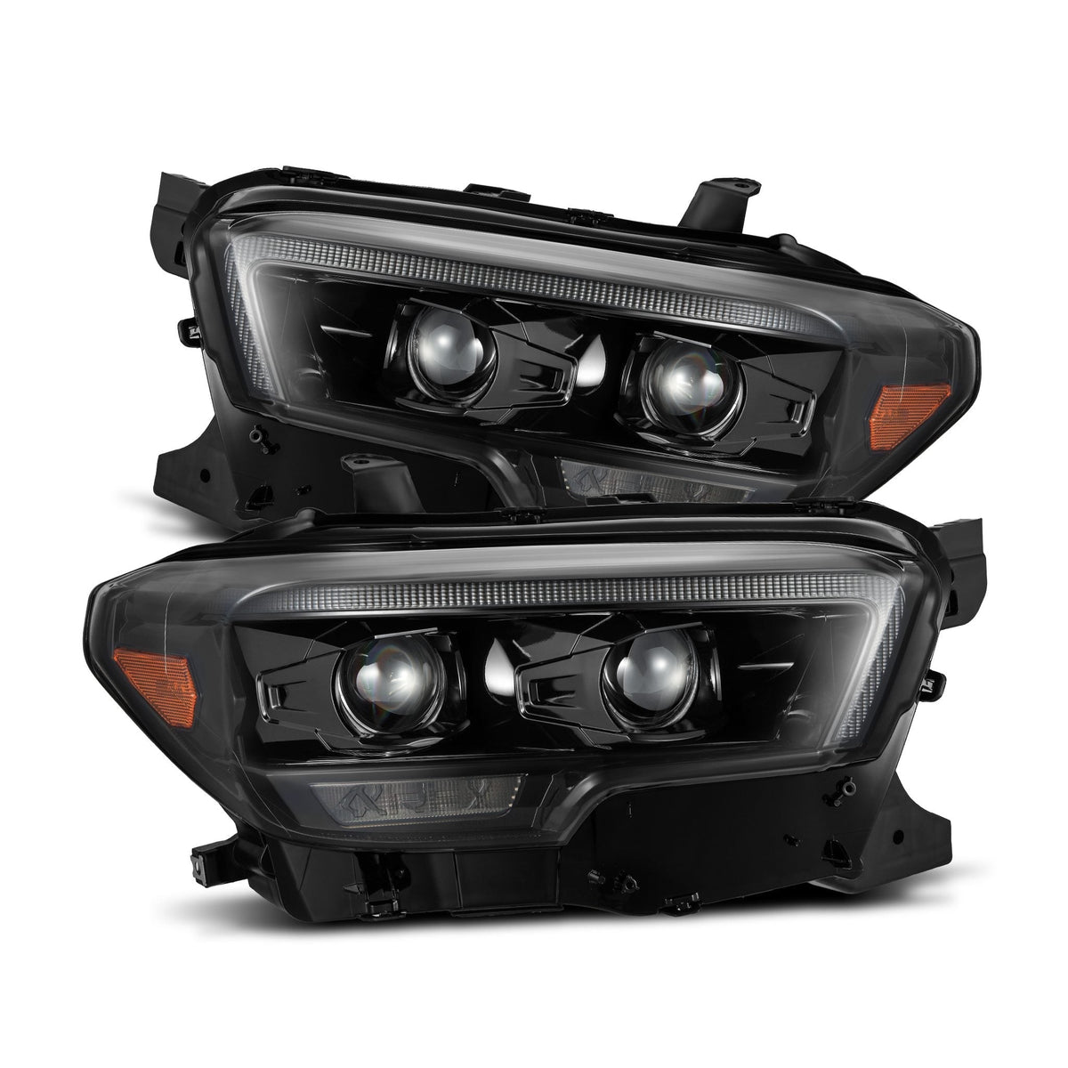 AlphaRex 16-23 Toyota Tacoma MK II LUXX-Series LED Projector Headlights Alpha-Black