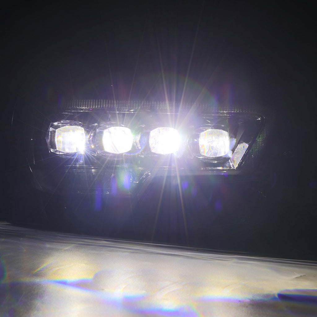 AlphaRex 16-23 Toyota Tacoma MK II NOVA-Series LED Projector Headlights Alpha-Black