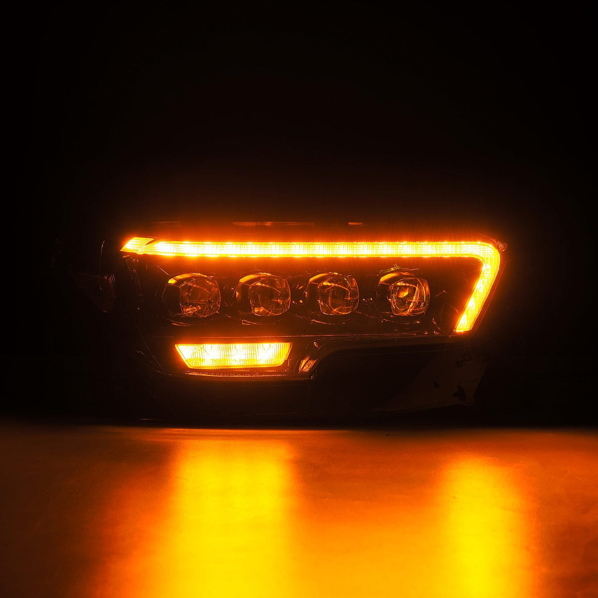 AlphaRex 16-23 Toyota Tacoma MK II NOVA-Series LED Projector Headlights Alpha-Black