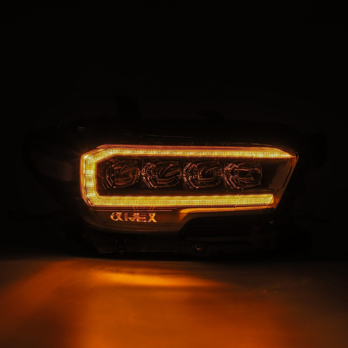 AlphaRex 16-23 Toyota Tacoma NOVA-Series LED Projector Headlights Alpha-Black