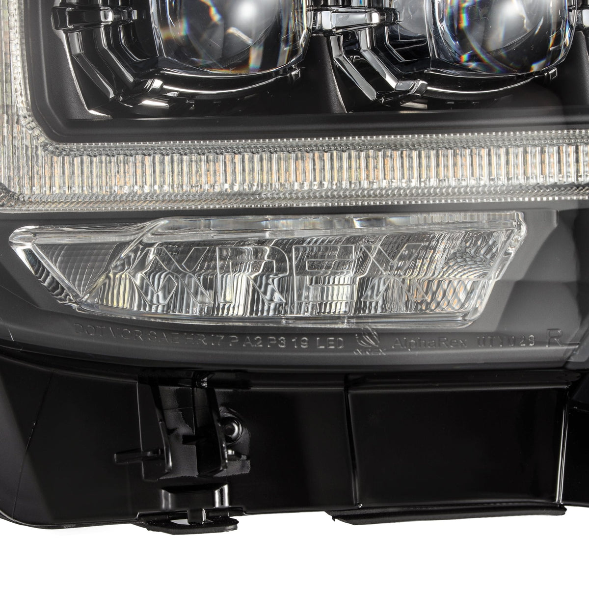 AlphaRex 16-23 Toyota Tacoma NOVA-Series LED Projector Headlights Black
