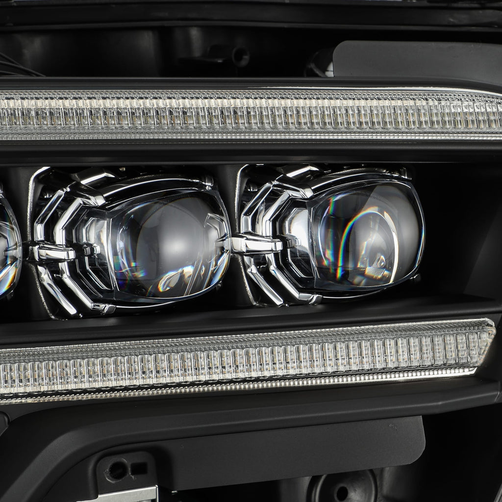 AlphaRex 16-23 Toyota Tacoma NOVA-Series LED Projector Headlights Black