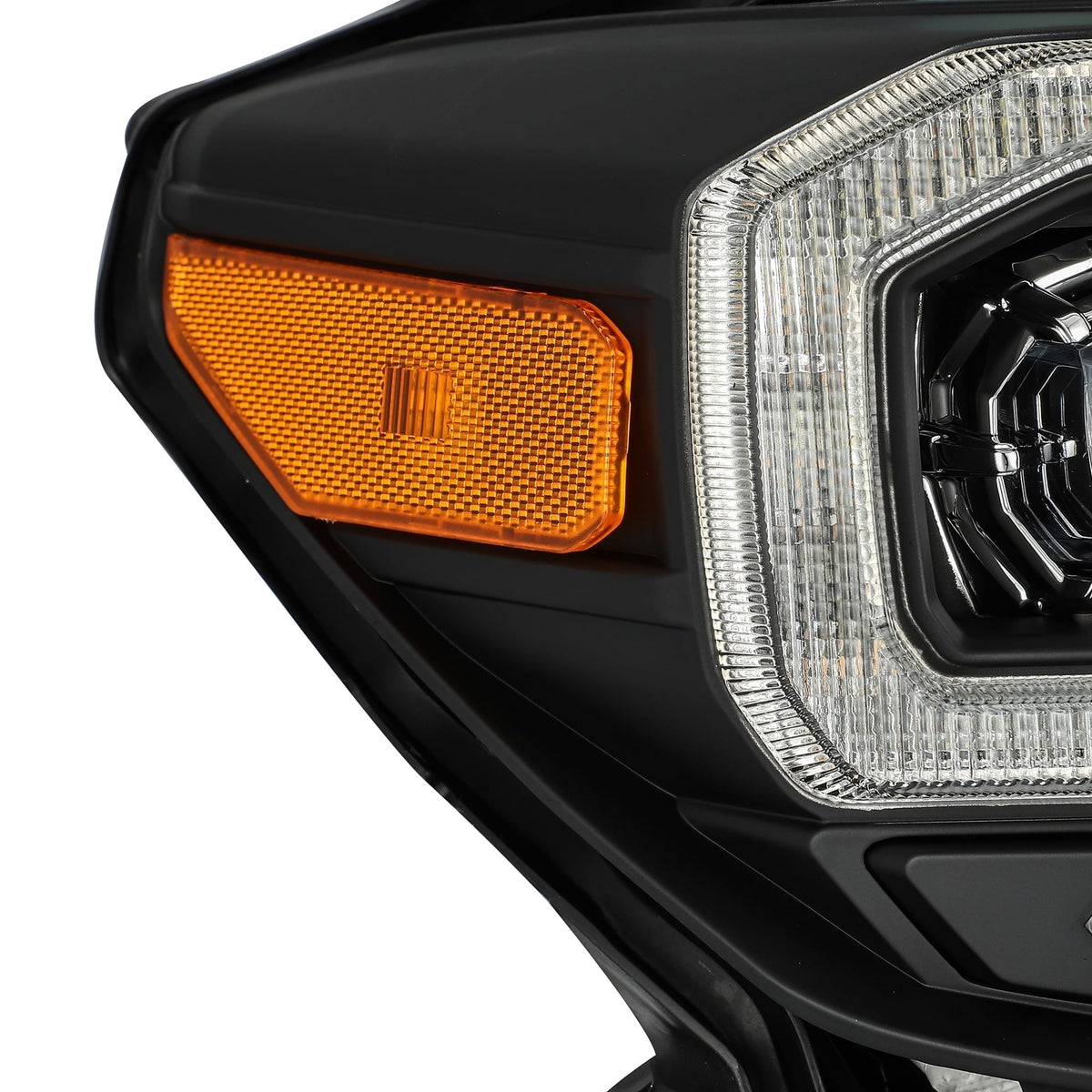 AlphaRex 16-23 Toyota Tacoma NOVA-Series LED Projector Headlights Black
