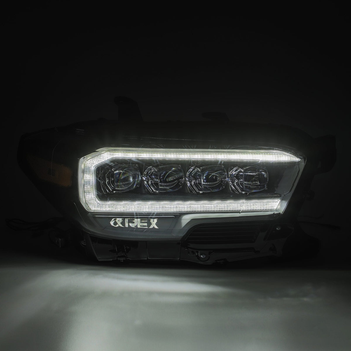 AlphaRex 16-23 Toyota Tacoma NOVA-Series LED Projector Headlights Chrome