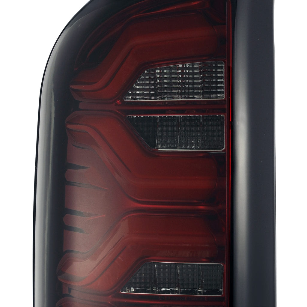 AlphaRex 16-23 Toyota Tacoma PRO-Series LED Tail Lights Red Smoke