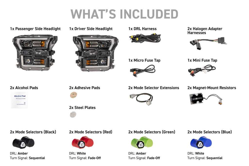 Morimoto 15-17 Ford F-150 XB Evo LED Headlights