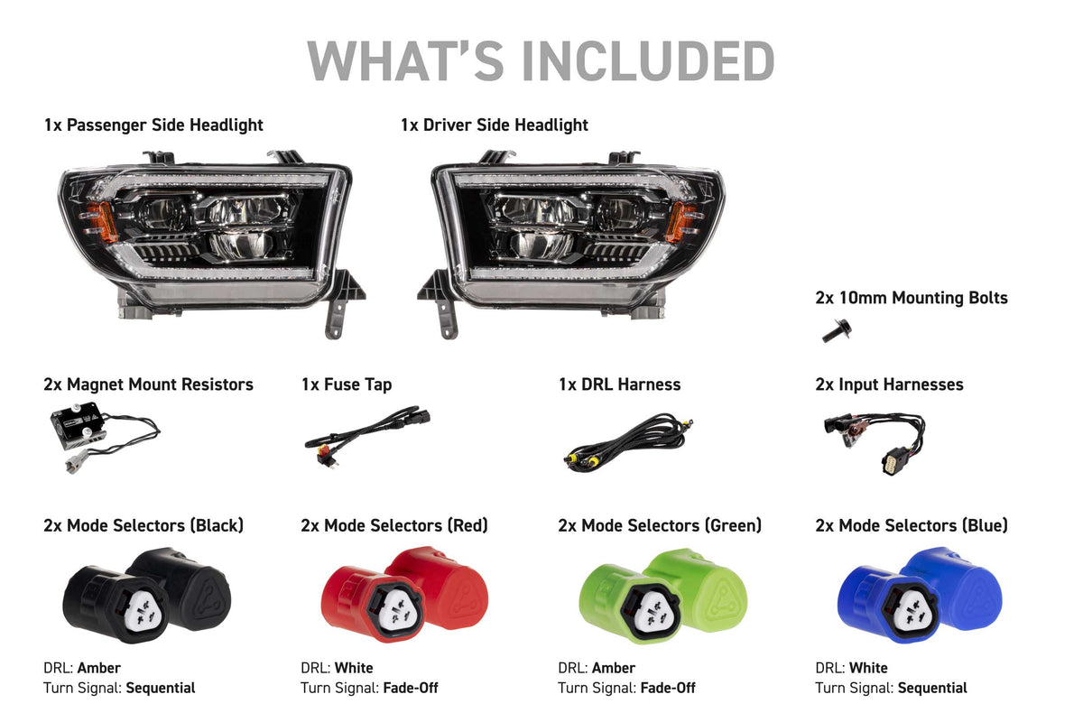 Morimoto 08-17 Toyota Sequoia XB Evo LED Headlights
