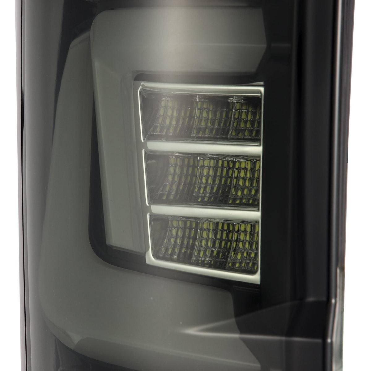 AlphaRex 17-19 Ford Super Duty PRO-Series LED Tail Lights Jet Black