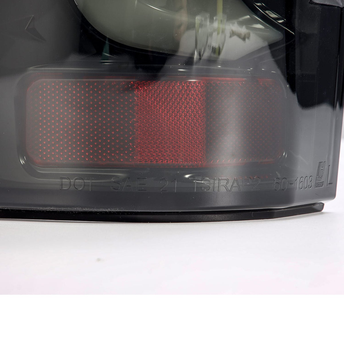 AlphaRex 17-19 Ford Super Duty PRO-Series LED Tail Lights Jet Black