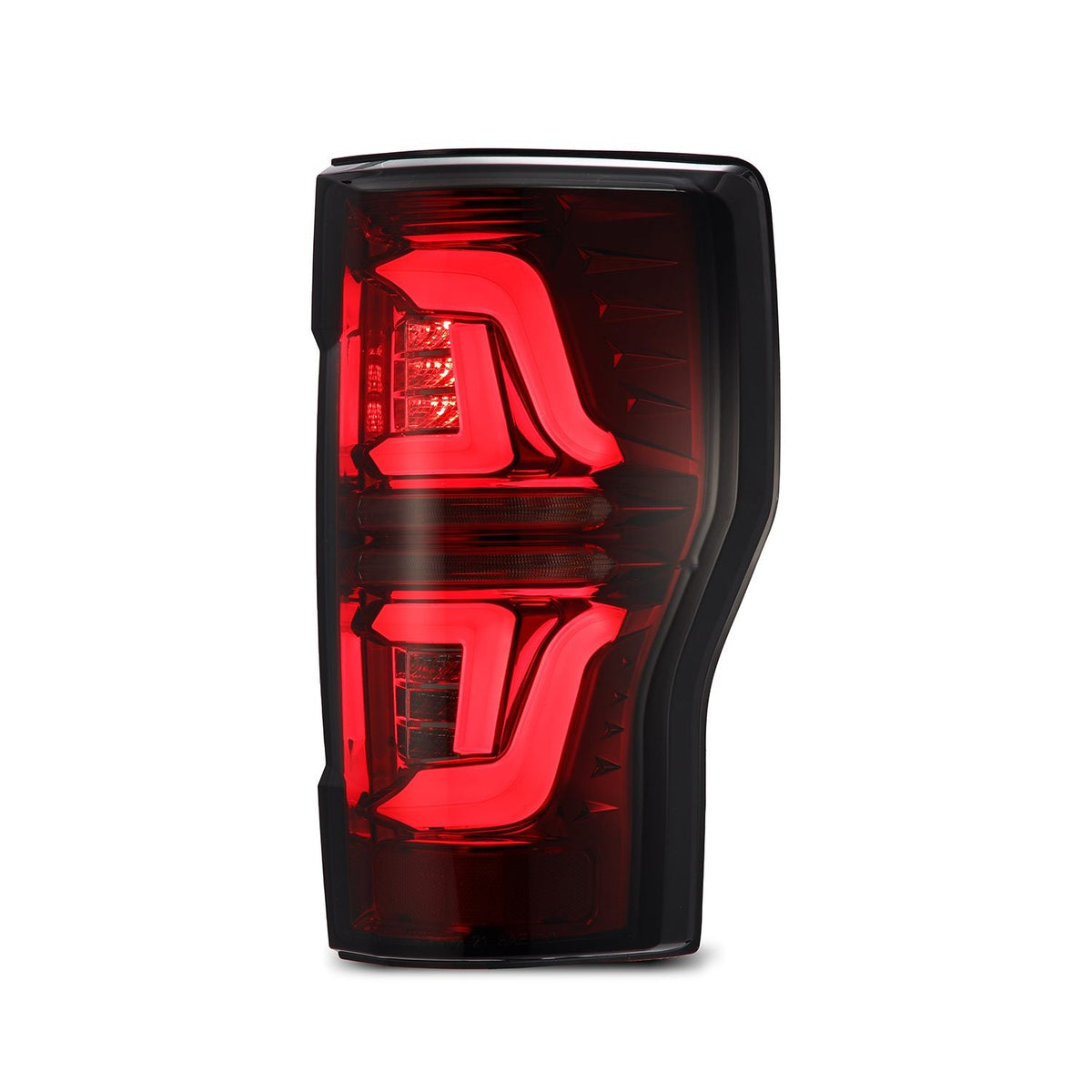 AlphaRex 17-19 Ford Super Duty PRO-Series LED Tail Lights Red Smoke