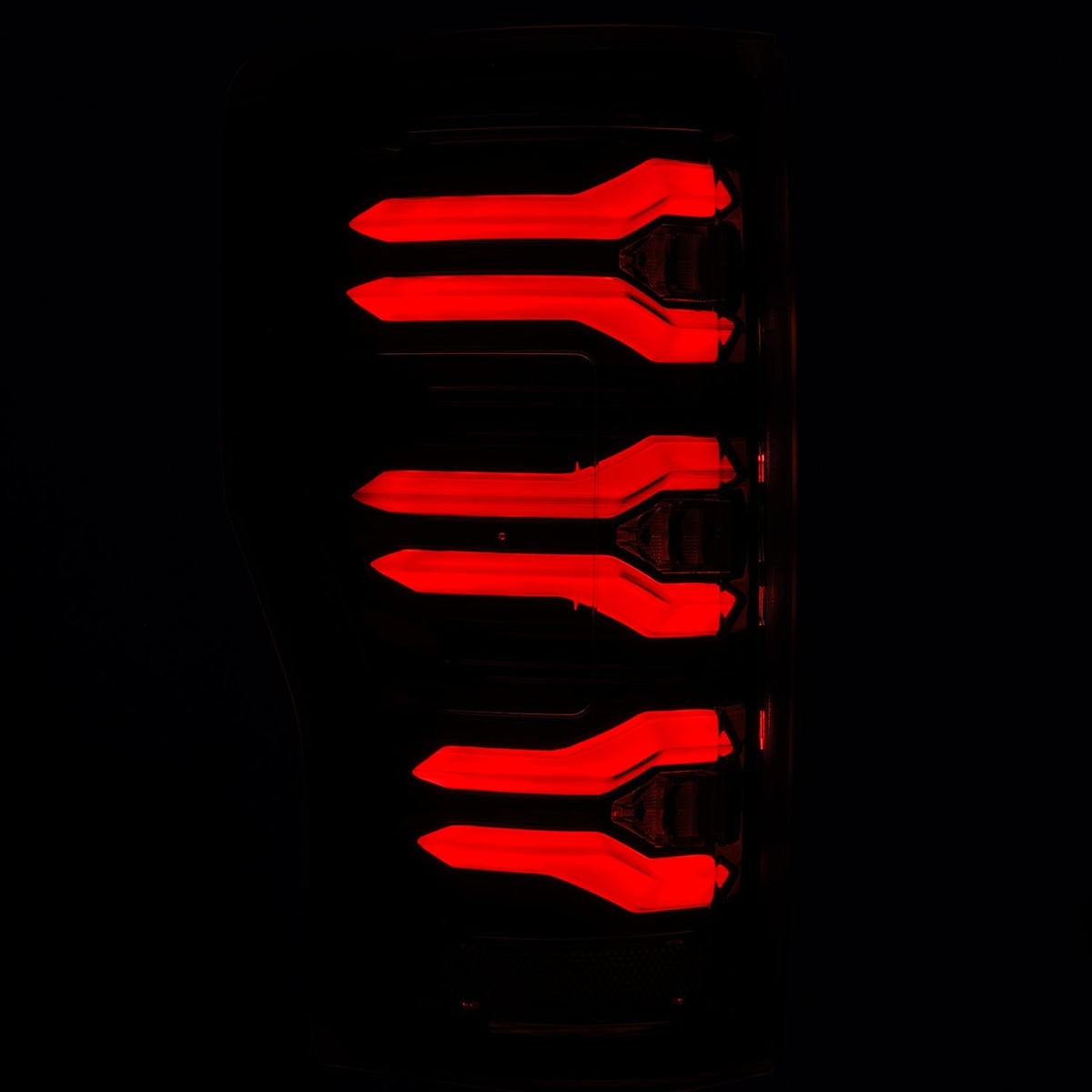 AlphaRex 17-22 Ford Super Duty LUXX-Series LED Tail Lights Alpha-Black
