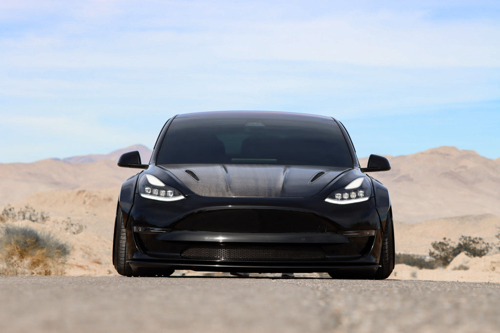 AlphaRex 17-23 Tesla Model 3 / 20-24 Model Y NOVA-Series LED Projector Headlights Alpha-Black