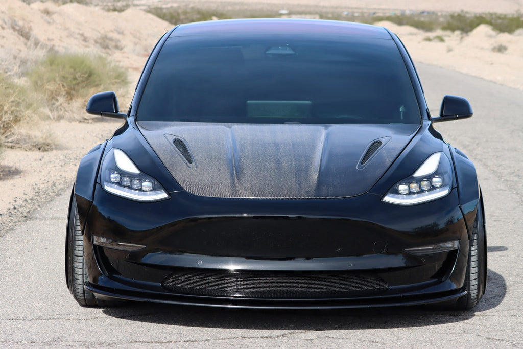 AlphaRex 17-23 Tesla Model 3 / 20-24 Model Y NOVA-Series LED Projector Headlights Alpha-Black
