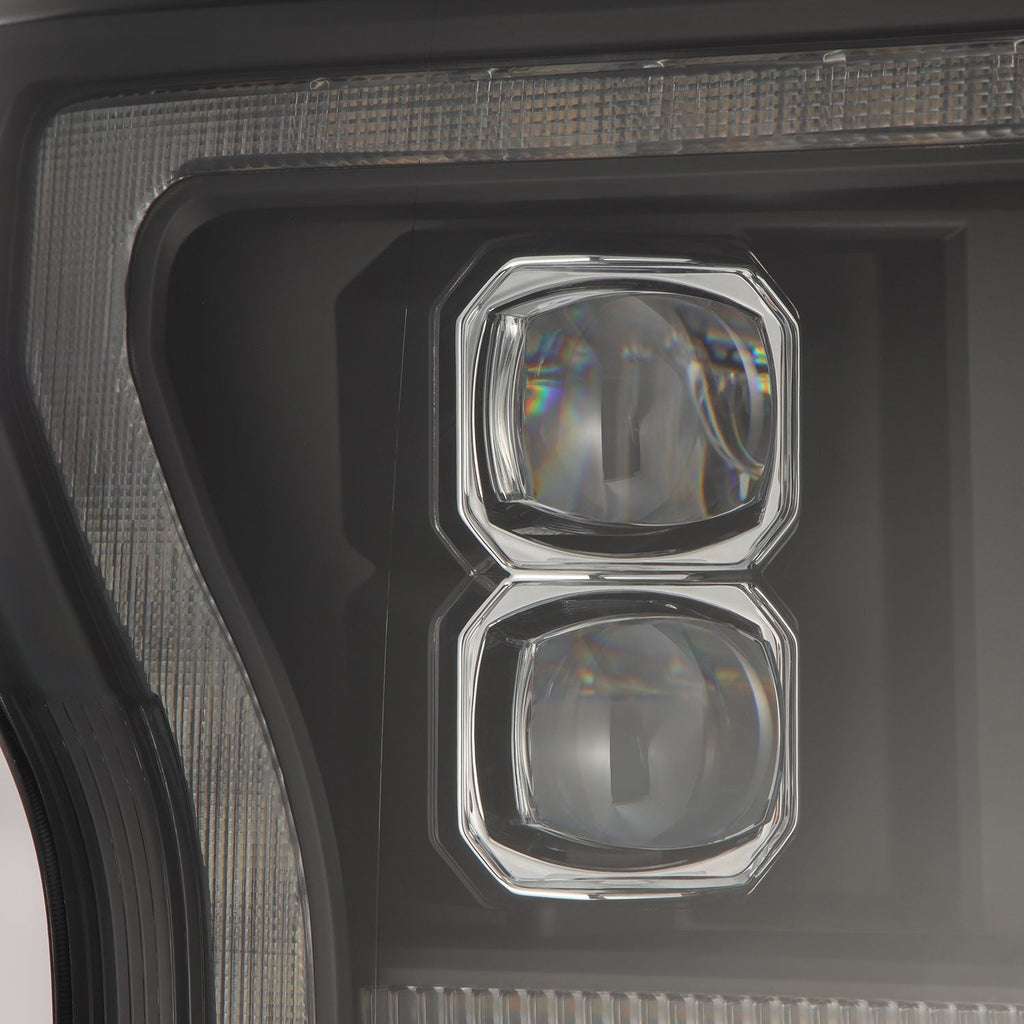 AlphaRex 18-20 Ford F150 (MK II 14th Gen Style) NOVA-Series LED Projector Headlights Black