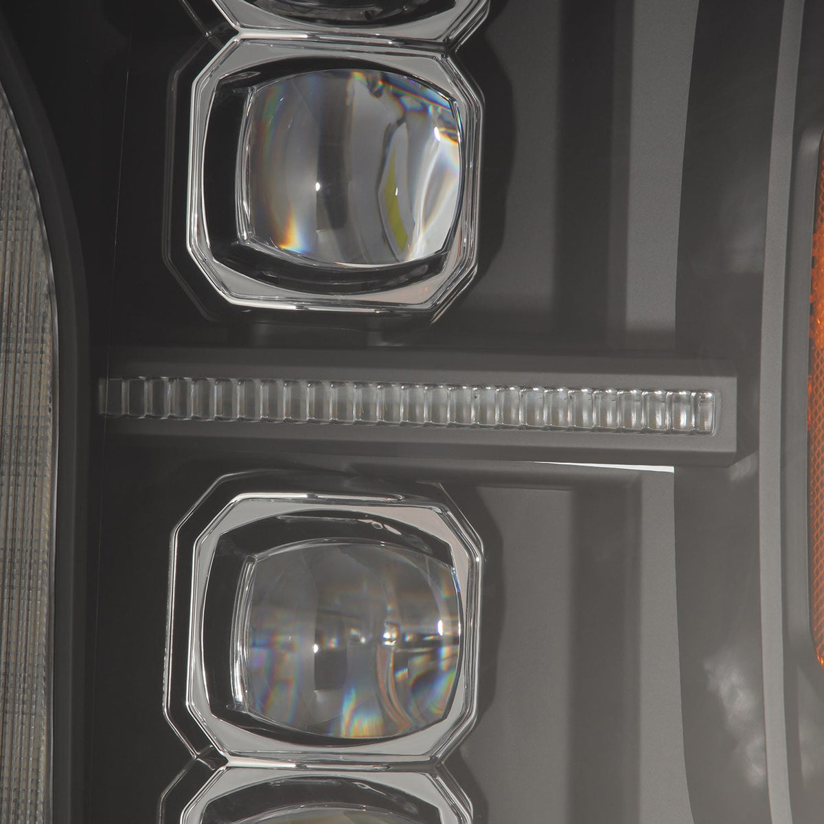 AlphaRex 18-20 Ford F150 (MK II 14th Gen Style) NOVA-Series LED Projector Headlights Black