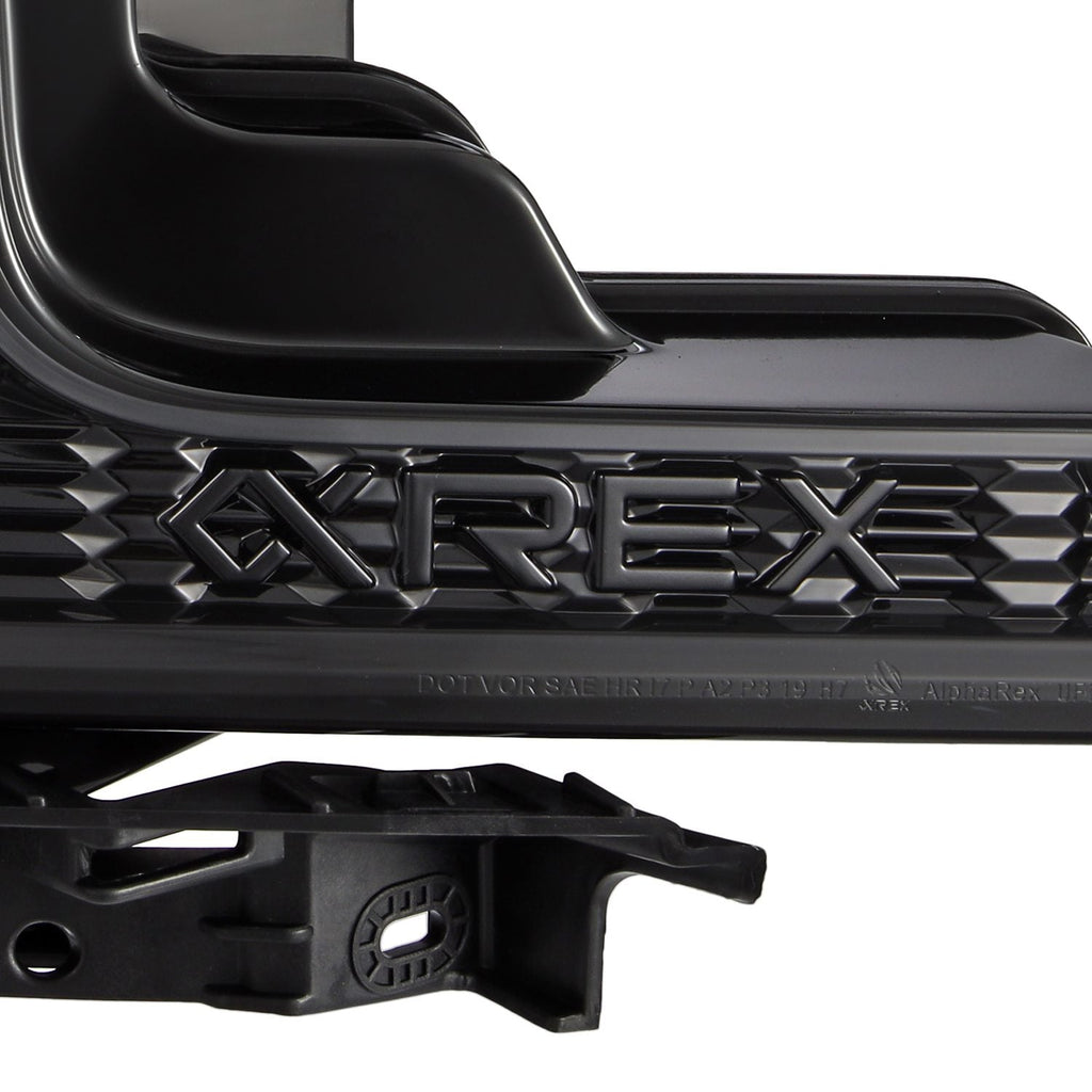 AlphaRex 18-20 Ford F150 (MK II 14th Gen Style) PRO-Series Halogen Projector Headlights Alpha-Black