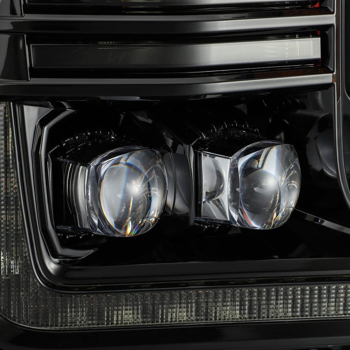 AlphaRex 18-20 Ford F150 NOVA-Series LED Projector Headlights Alpha-Black