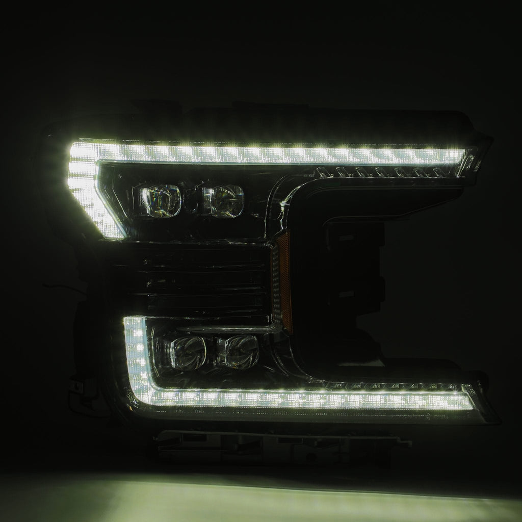 AlphaRex 18-20 Ford F150 NOVA-Series LED Projector Headlights Alpha-Black