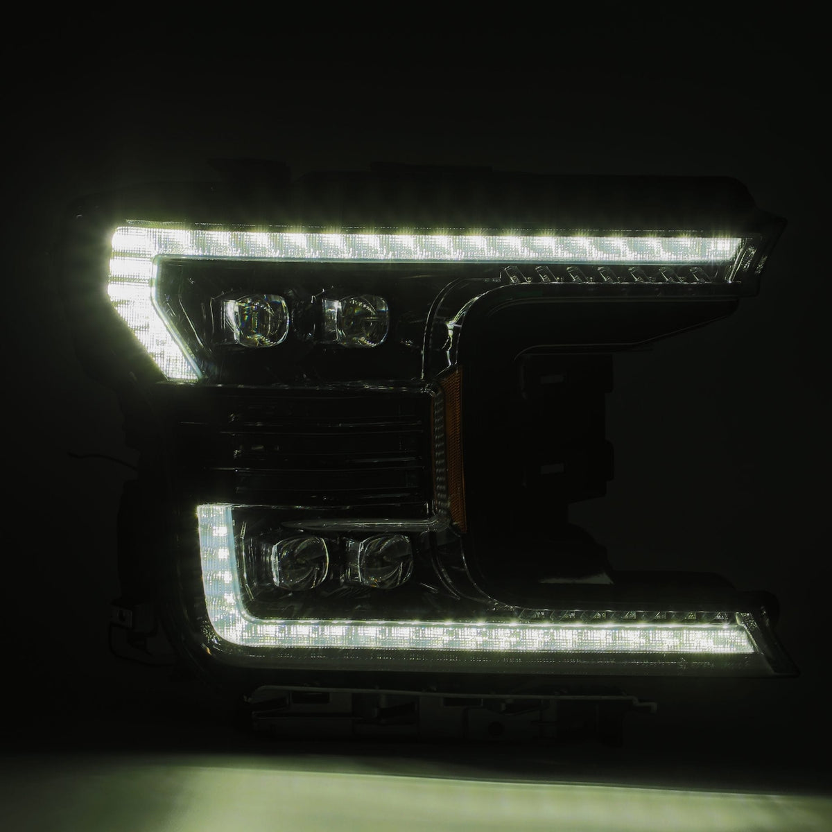 AlphaRex 18-20 Ford F150 NOVA-Series LED Projector Headlights Alpha-Black