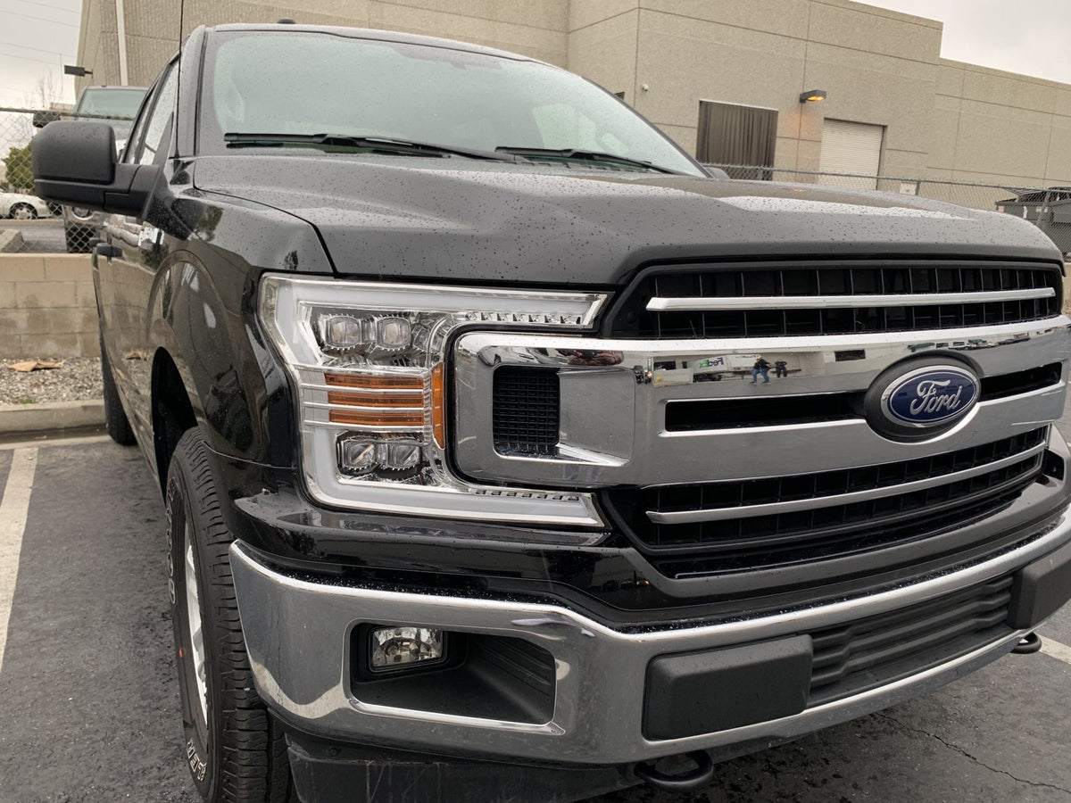AlphaRex 18-20 Ford F150 NOVA-Series LED Projector Headlights Chrome