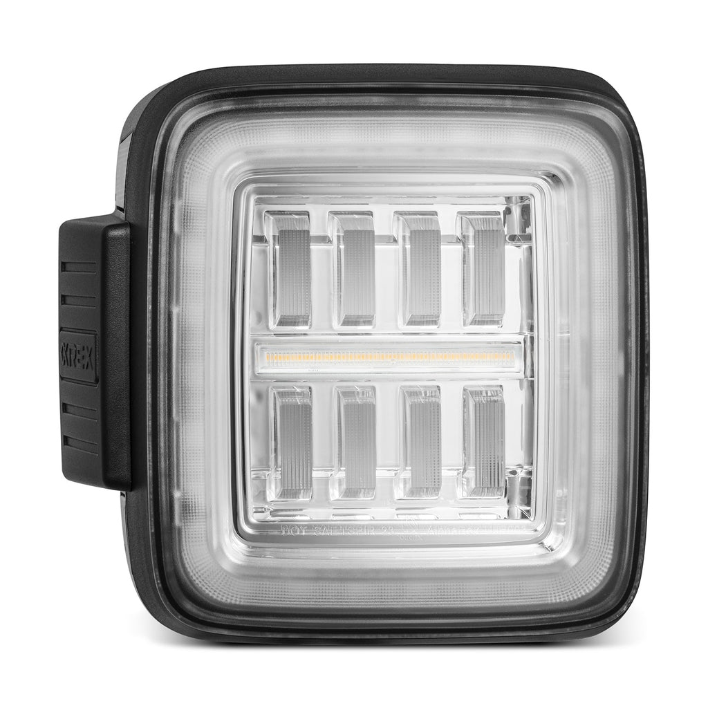 AlphaRex 18-26 Jeep Wrangler JL NOVA-Series Prismatic LED Tail Lights Clear