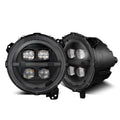 AlphaRex 18-26 Jeep Wrangler JL/Gladiator JT NOVA-Series LED Projector Headlights Alpha-black