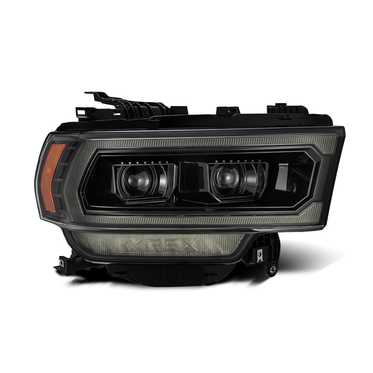 AlphaRex 19-24 Ram 2500/3500/4500/5500 PRO-Series Halogen Projector Headlights Alpha-Black