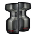 AlphaRex 19-26 Chevrolet Silverado 1500 / 20-26 Silverado 2500HD/3500HD LUXX-Series LED Tail Lights Alpha-Black