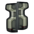 AlphaRex 19-26 Chevrolet Silverado 1500 / 20-26 Silverado 2500HD/3500HD LUXX-Series LED Tail Lights Black Smoke