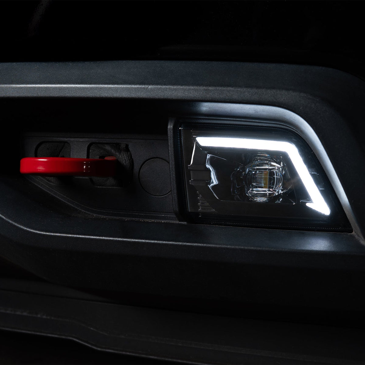 AlphaRex 19-23 Chevrolet Silverado 1500/20-23 Chevrolet Silverado 2500HD/3500HD DoubleTap Dual Color LED Projector Fog Lights